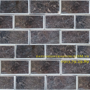 ĐÁ MARBLE ĐEN CỌ 10x20 CM