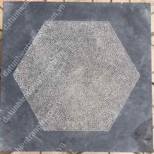 ĐÁ BĂM ĐEN LỤC GIÁC 40X40 CM
