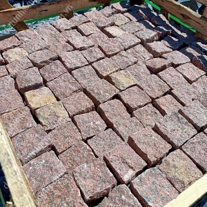 ĐÁ CUBIC ĐỎ 10X10X5 CM