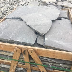 ĐÁ RỐI XANH ĐEN HÒA SƠN LÁT SÂN VƯỜN